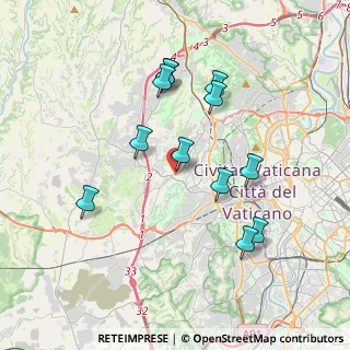 Mappa Via Montoggio, 00168 Roma RM, Italia (3.79083)