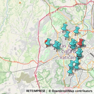Mappa Via Montoggio, 00168 Roma RM, Italia (5.05222)
