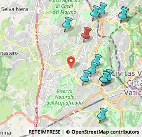 Mappa Via Campomorone, 00168 Roma RM, Italia (2.43769)