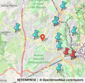 Mappa Via Campomorone, 00168 Roma RM, Italia (2.44083)