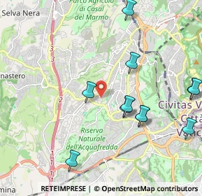 Mappa Via Campomorone, 00168 Roma RM, Italia (2.38545)