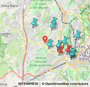 Mappa Via Framura, 00168 Roma RM, Italia (1.90308)