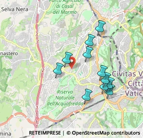 Mappa Via Campomorone, 00168 Roma RM, Italia (1.78455)