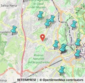 Mappa Via Campomorone, 00168 Roma RM, Italia (2.61077)