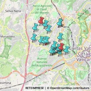 Mappa Via Framura, 00168 Roma RM, Italia (1.356)