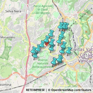Mappa Via Framura, 00168 Roma RM, Italia (1.516)
