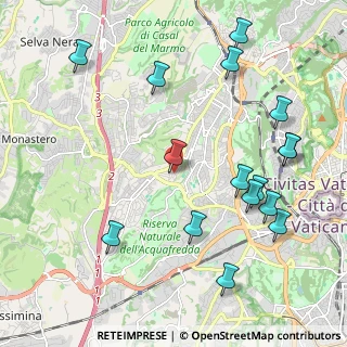 Mappa Via Campomorone, 00168 Roma RM, Italia (2.57813)
