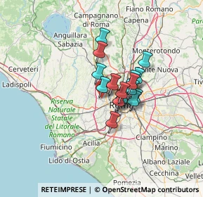 Mappa Via Campomorone, 00168 Roma RM, Italia (8.63471)