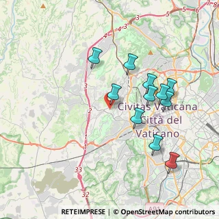 Mappa Via Campomorone, 00168 Roma RM, Italia (3.81636)