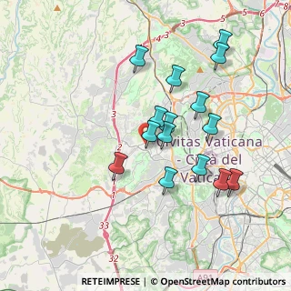 Mappa Via Framura, 00168 Roma RM, Italia (3.60267)
