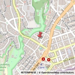 Mappa Via Giacomo Barzellotti & 3/A, 00197 Roma RM, Italia, 00197 Roma, Roma (Lazio)