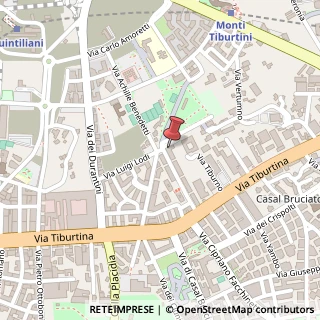 Mappa Via Sante Bargellini, 76, 00157 Roma, Roma (Lazio)