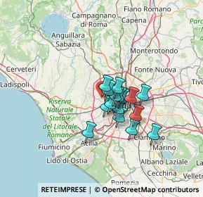 Mappa Via dei Monti di Primavalle, 00168 Roma RM, Italia (8.95688)