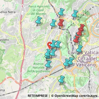 Mappa Via dei Monti di Primavalle, 00168 Roma RM, Italia (2.10842)