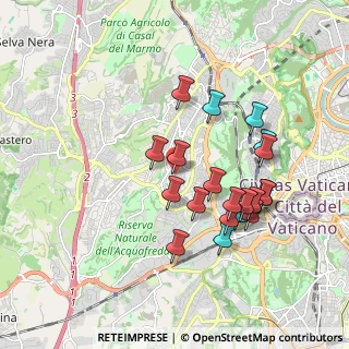 Mappa Via dei Monti di Primavalle, 00168 Roma RM, Italia (1.8255)