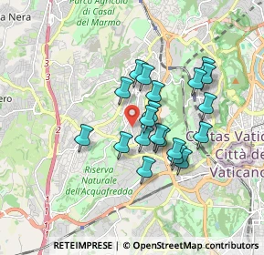 Mappa Via dei Monti di Primavalle, 00168 Roma RM, Italia (1.4845)
