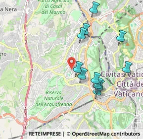 Mappa Via dei Monti di Primavalle, 00168 Roma RM, Italia (1.99273)