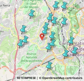 Mappa Via dei Monti di Primavalle, 00168 Roma RM, Italia (2.11611)