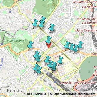 Mappa Via Messina, 00198 Roma RM, Italia (0.985)