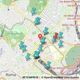 Mappa Via Messina, 00198 Roma RM, Italia (0.9625)