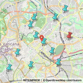 Mappa Via Messina, 00198 Roma RM, Italia (2.63417)