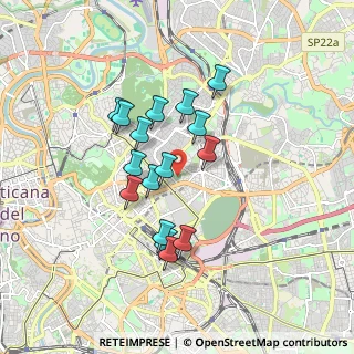 Mappa Via Siracusa n, 00161 Roma RM, Italia (1.55125)