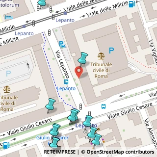 Mappa Via Lepanto, 00192 Roma RM, Italia (0.09474)