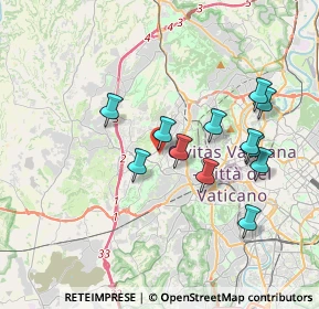 Mappa Via Cardinal Domenico Capranica, 00168 Roma RM, Italia (3.58333)