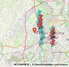 Mappa Via Cardinal Domenico Capranica, 00168 Roma RM, Italia (3.03333)