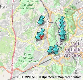Mappa Via dell'Assunzione, 00168 Roma RM, Italia (1.60235)