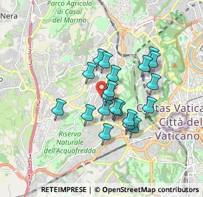 Mappa Via dell'Assunzione, 00168 Roma RM, Italia (1.406)