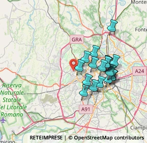 Mappa Via dell'Assunzione, 00168 Roma RM, Italia (6.616)