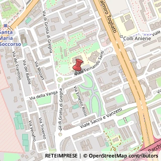 Mappa Viale Fernando Santi,  52, 00155 Roma, Roma (Lazio)