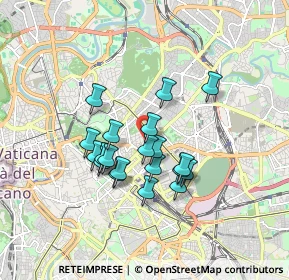 Mappa Via Alessandria, 00100 Roma RM, Italia (1.4555)