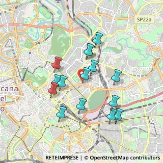 Mappa Via Cosenza, 00161 Roma RM, Italia (1.74867)