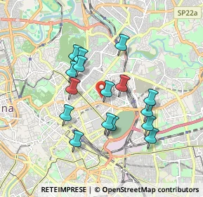 Mappa Via Cosenza, 00100 Roma RM, Italia (1.65938)