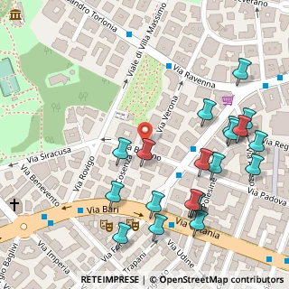 Mappa Via Cosenza, 00100 Roma RM, Italia (0.164)