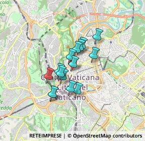 Mappa Via Costantino Morin, 00195 Roma RM, Italia (1.23267)