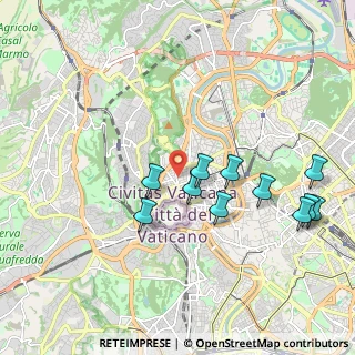 Mappa Via Costantino Morin, 00195 Roma RM, Italia (2.08455)