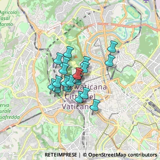 Mappa Via Costantino Morin, 00195 Roma RM, Italia (1.209)