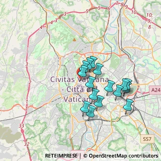 Mappa Via Costantino Morin, 00195 Roma RM, Italia (3.22313)