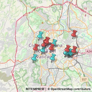 Mappa Via Costantino Morin, 00195 Roma RM, Italia (3.21722)