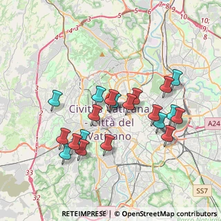 Mappa Via Costantino Morin, 00195 Roma RM, Italia (3.7295)