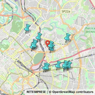 Mappa Via Serretta Enrico, 00157 Roma RM, Italia (1.87571)