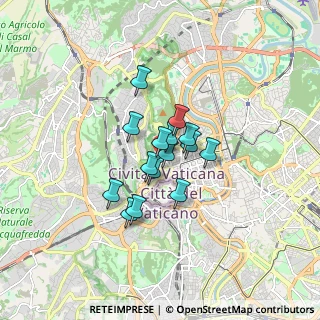 Mappa Via Gerolamo Savonarola, 00195 Roma RM, Italia (1.09733)