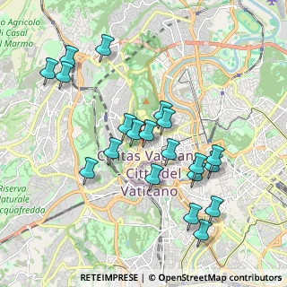 Mappa Via Gerolamo Savonarola, 00195 Roma RM, Italia (2.0375)
