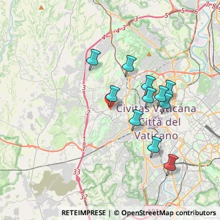 Mappa Via Apricale, 00168 Roma RM, Italia (3.70091)