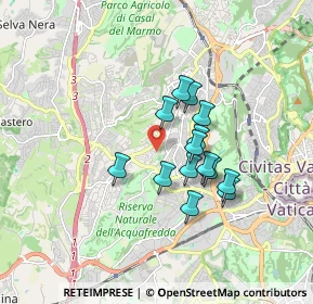 Mappa Via Apricale, 00168 Roma RM, Italia (1.39214)