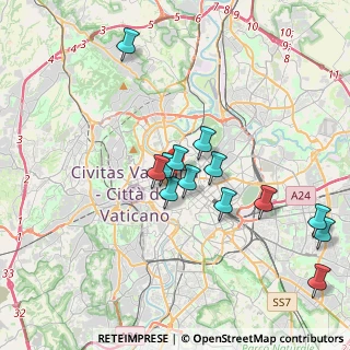Mappa Viale Valadier, 00187 Roma RM, Italia (3.85385)