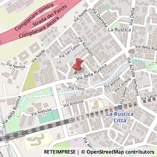 Mappa Via della Rustica,  187, 00155 Roma, Roma (Lazio)